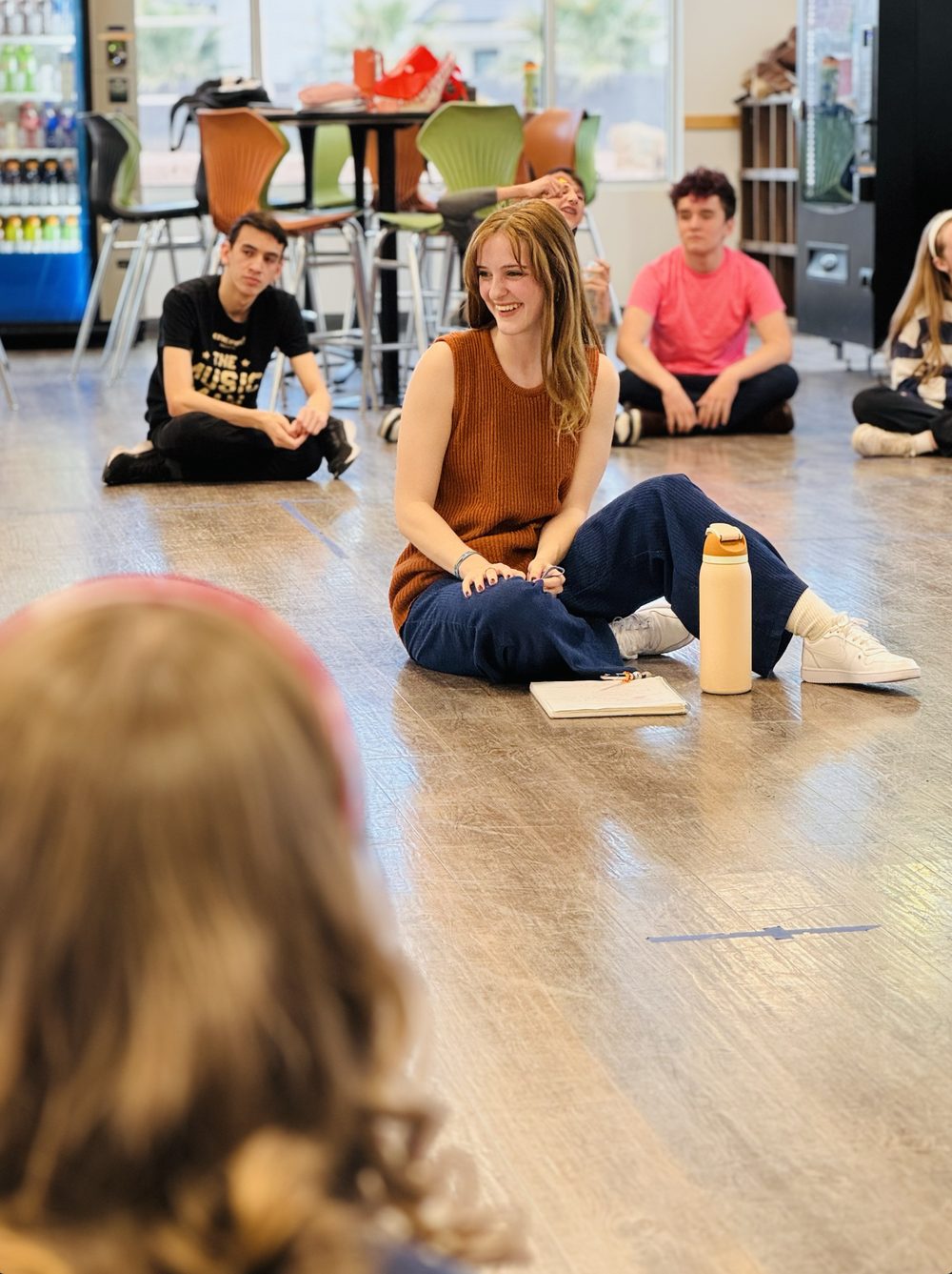 Encore Young Artists during A Masterclass in Storytelling Rhett Guter and Rio LeFevre Join Les Mis Cast for a Transformative Workshop
