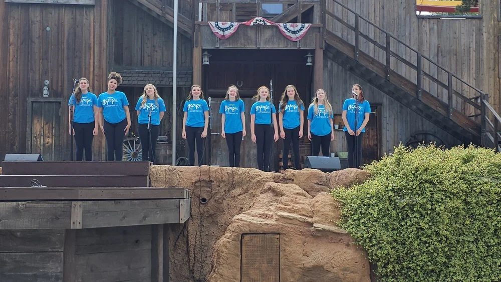 Encore Young Artists during Aspire Disneyland Performance Trip