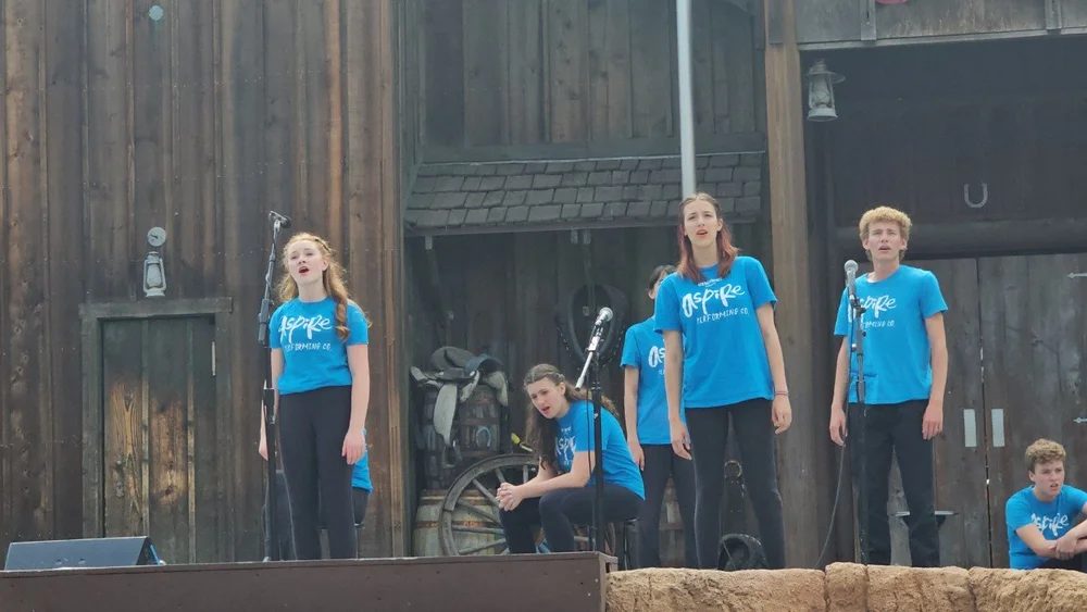 Encore Young Artists during Aspire Disneyland Performance Trip