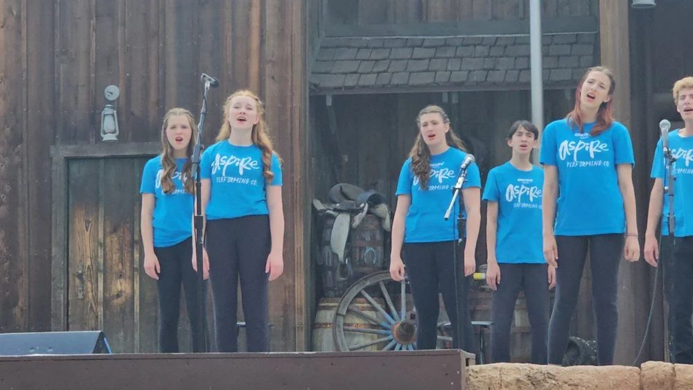 Encore Young Artists during Aspire Disneyland Performance Trip