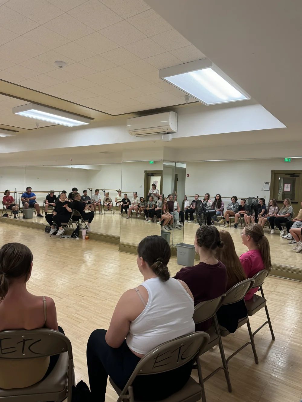 Encore Young Artists during Encore and Aspire's Triple Threat Audition Intensive A Summer Success Story