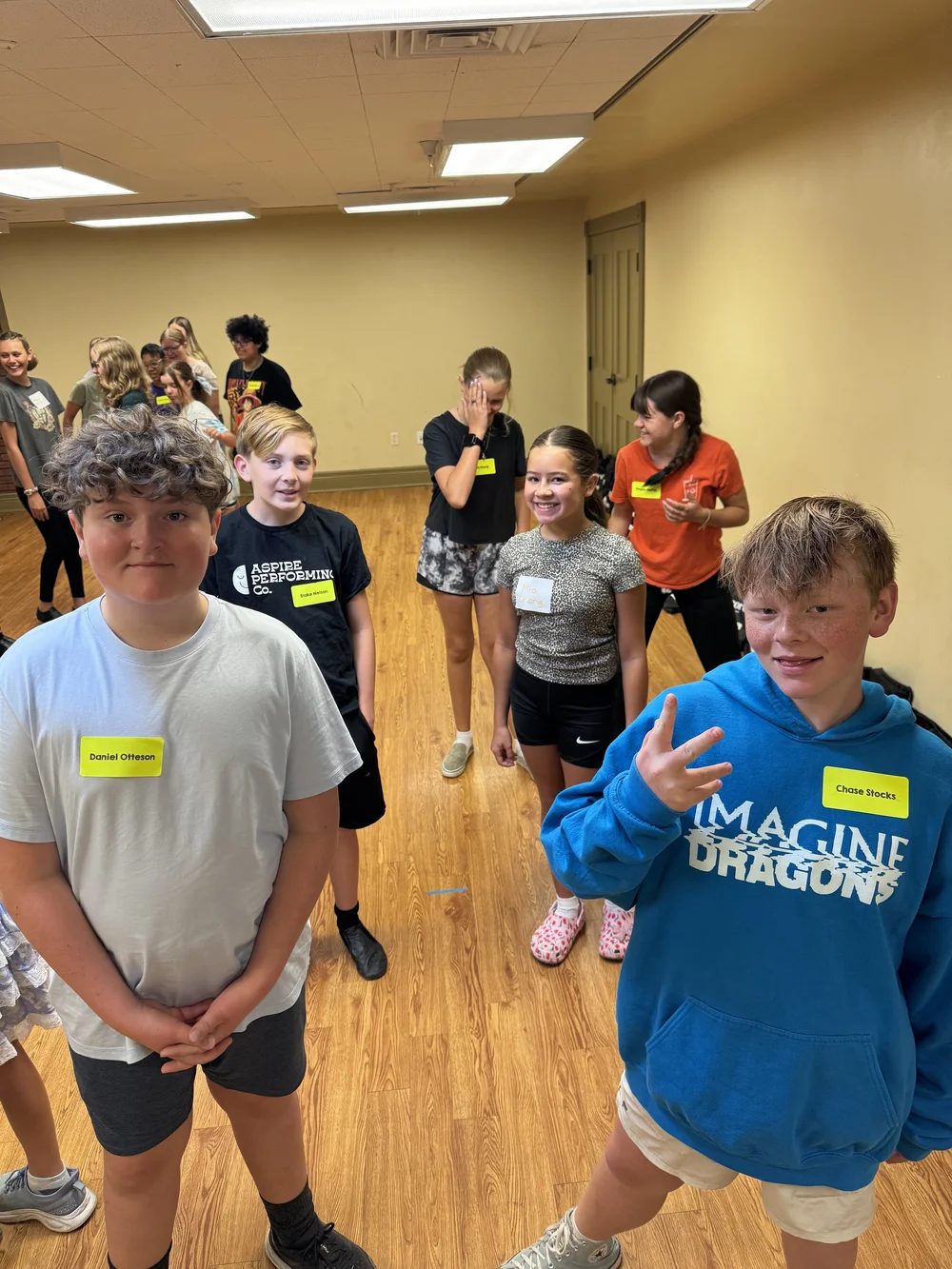 Encore Young Artists during EncoreAspires Fun in the Sun Aspire Camp 2025 Recap