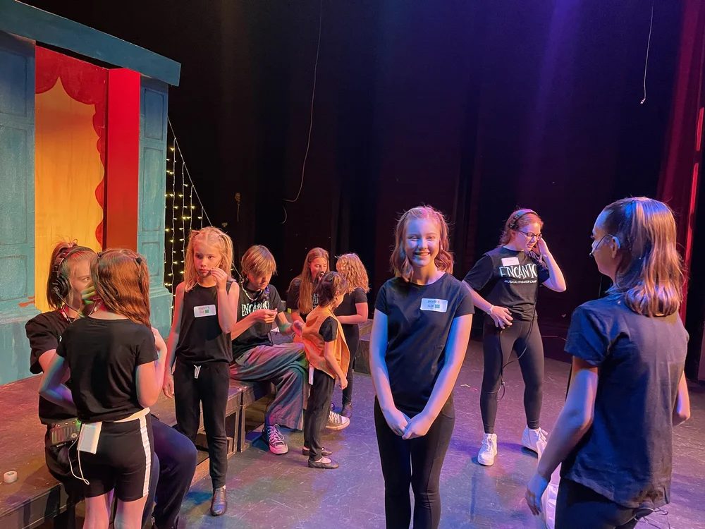 Encore Young Artists during Encores Youth Leadership Program Where Theater Meets Purpose