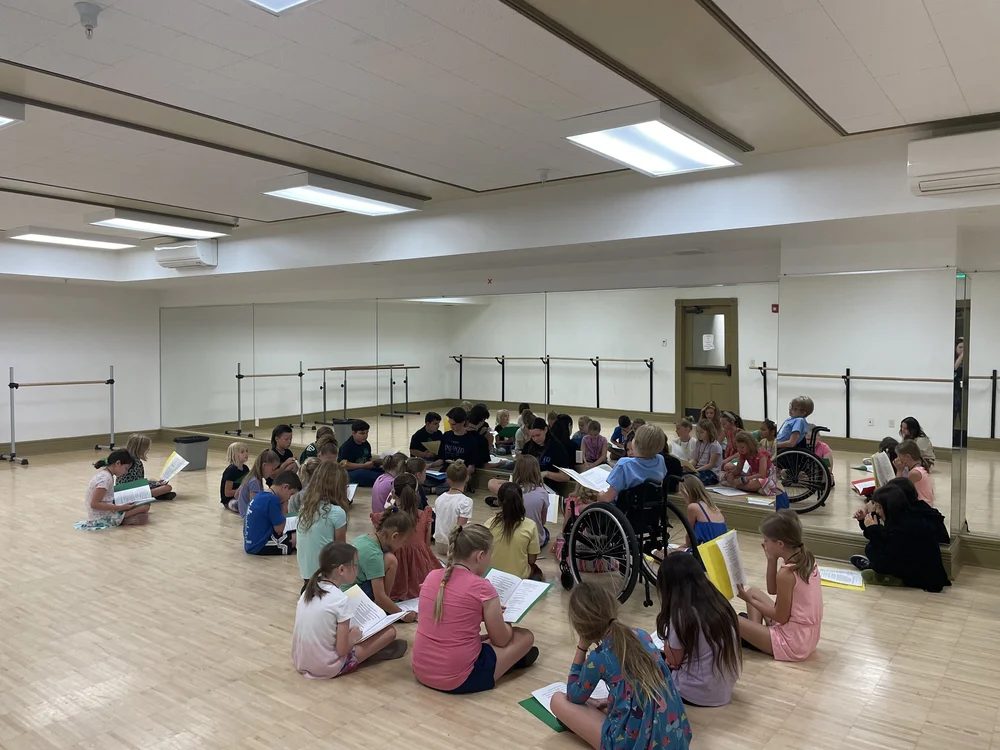 Encore Young Artists during Encores Youth Leadership Program Where Theater Meets Purpose