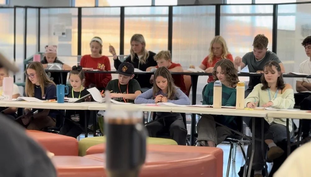 Encore Young Artists during Opening the Story Table Work for A Christmas Carol A New Musical