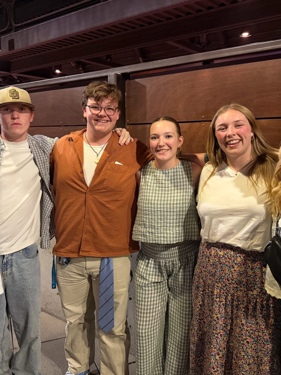 Young Artists together in the theater gallery after the show