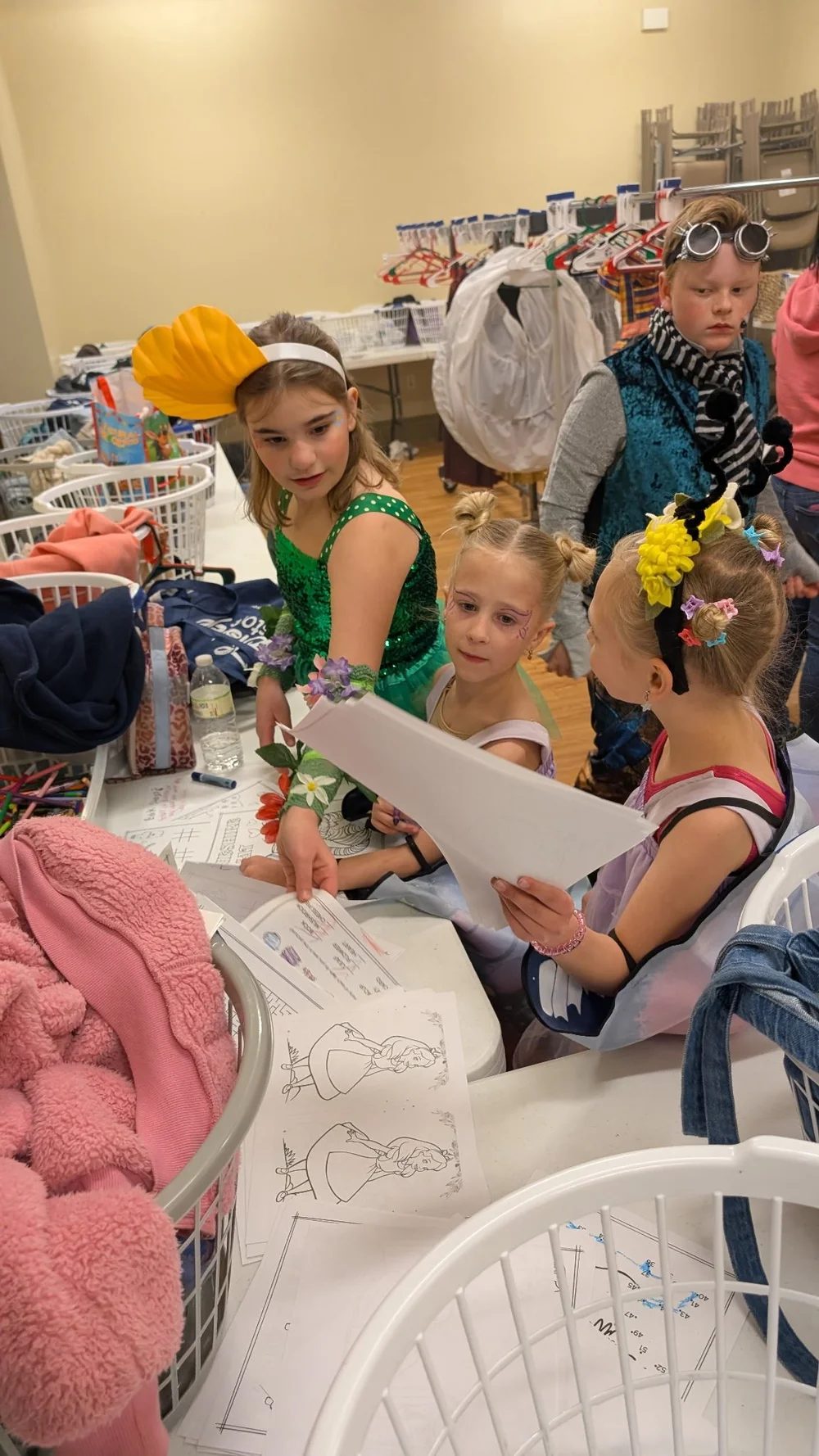 Encore Young Artists during Team Alice Celebrating the Incredible Volunteers Behind Encores Alice in Wonderland Jr.