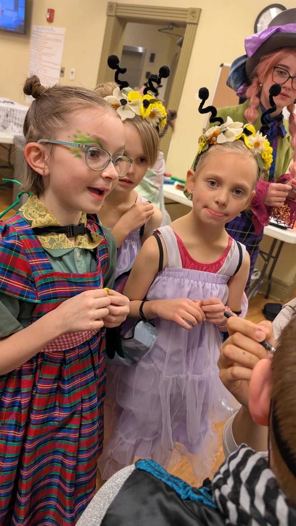 Encore Young Artists during Team Alice Celebrating the Incredible Volunteers Behind Encores Alice in Wonderland Jr.