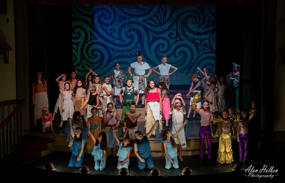 Encore Young Artists during Voyaging to Victory Moana Jr. Makes Waves at the Electric Theater