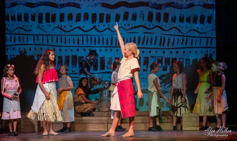 Encore Young Artists during Voyaging to Victory Moana Jr. Makes Waves at the Electric Theater
