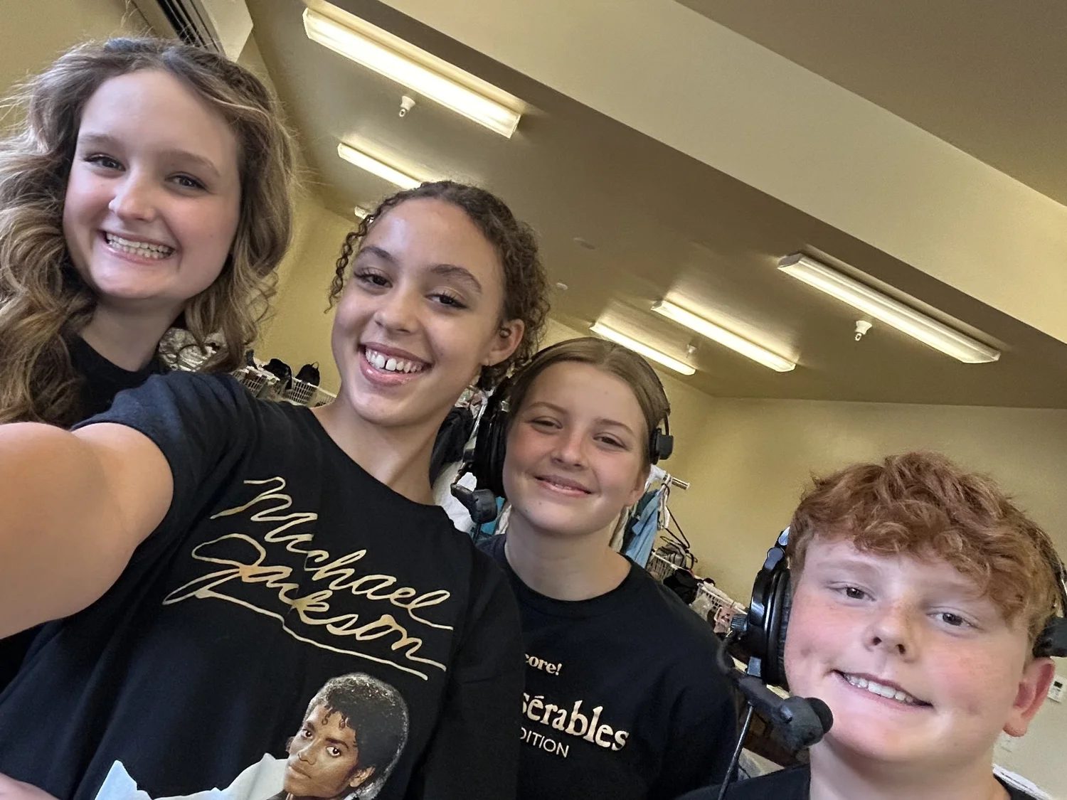 Encore Young Artists, Youth helpers at Les Mis