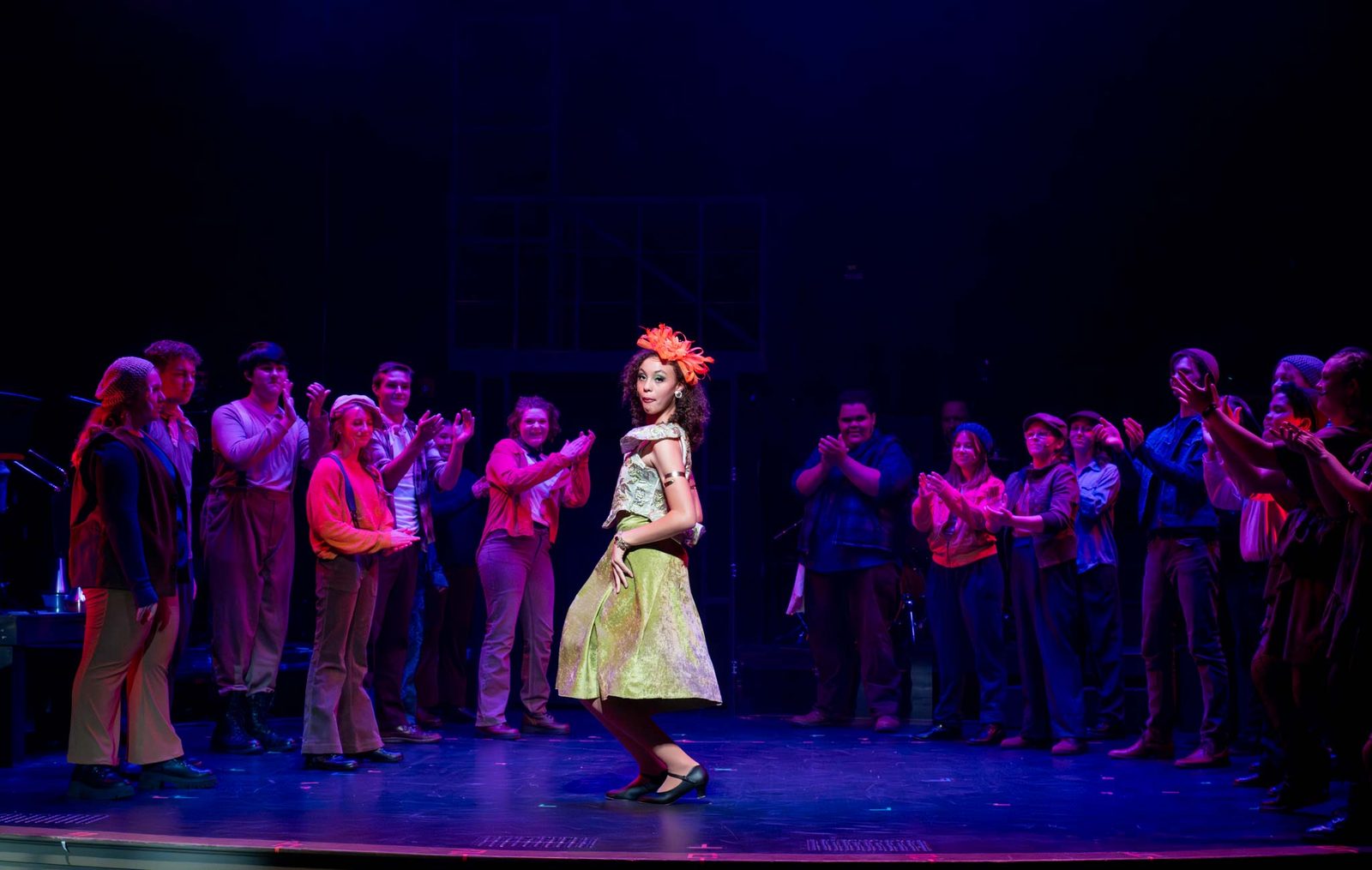A performer in Encore's production of Hadestown