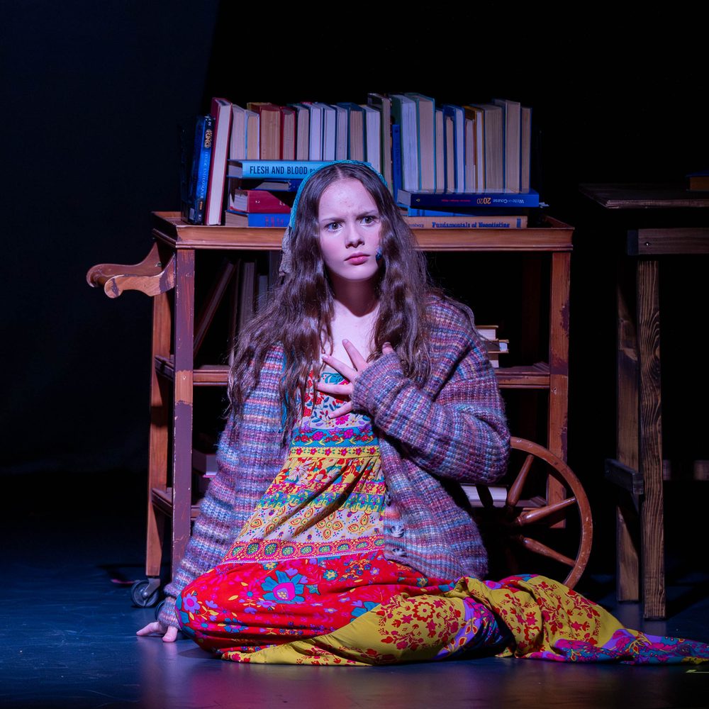 An Encore Young Artist in a solo moment from Matilda