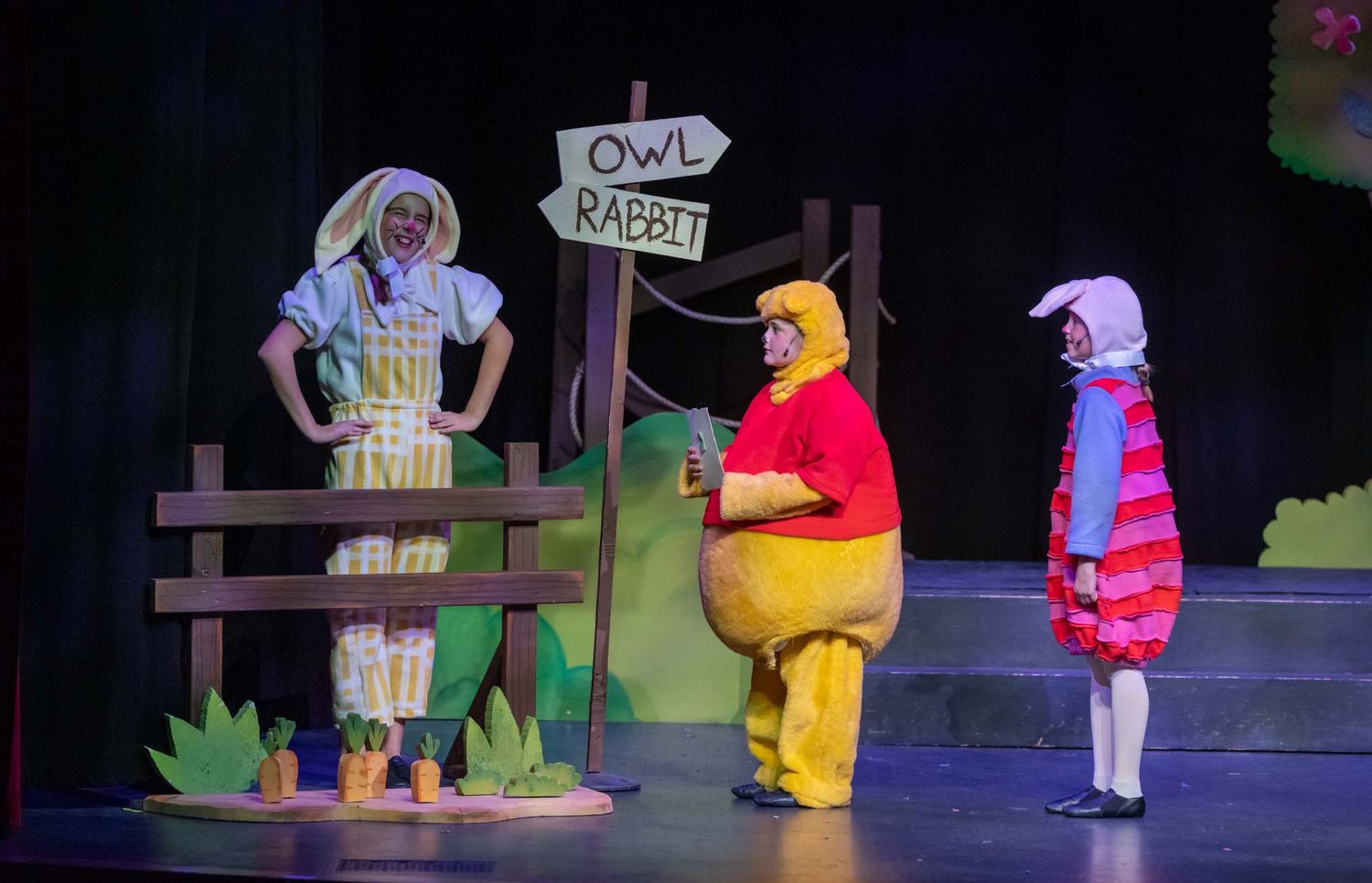 Young performers in an Encore Junior production