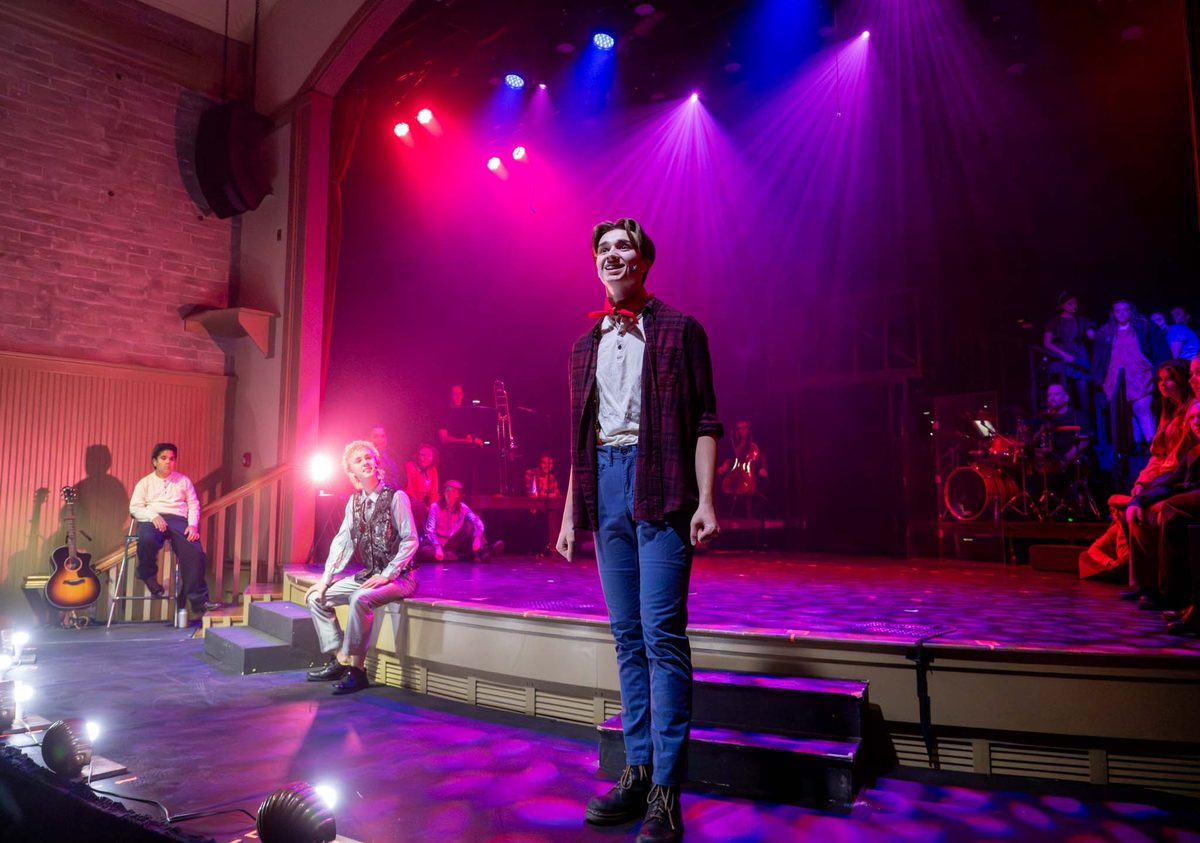 A young performer in the spotlight during an Encore Signature Series production